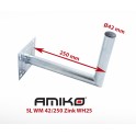 Antenne/parabolbeslag Amiko SL WM 42/250 Zink WH25