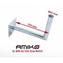 Antenne/parabolbeslag Amiko SL WM 42/350 Zink WH35